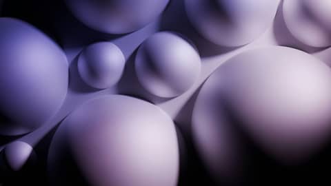 A close up of a bunch of white balls